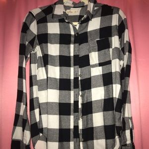 Black & White Flannel Hollister